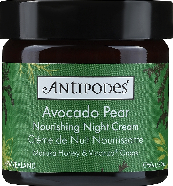 Odżywczy krem do twarzy na noc - Antipodes Avocado Pear Nourishing Night Cream — Zdjęcie N3