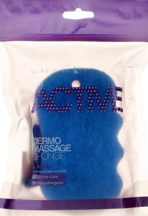 Gąbka kąpielowa do masażu - Suavipiel Active Dermo Massage Sponge — Zdjęcie N3