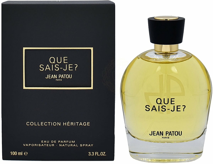 Jean Patou Collection Heritage Que Sais-Je? - Woda perfumowana — Zdjęcie N1