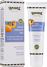 Kup Złuszczający krem odżywczo-łagodzący do twarzy - L'Amande Linea Viso Facial Exfoliating Cream