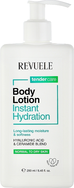 Błyskawicznie nawilżający balsam do ciała - Revuele Tender Care Instant Hydration Body Lotion — Zdjęcie N1