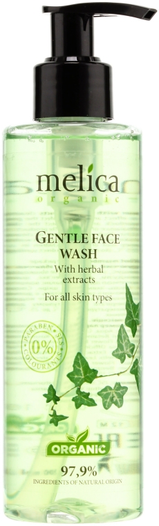 Delikatny żel do mycia twarzy z ekstraktami roślinnymi - Melica Organic Gentle Face Wash — Zdjęcie N1