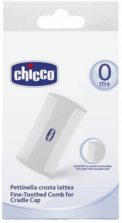 Grzebień dla dzieci - Chicco Fine-Toothed Comb For Cradle Cap — Zdjęcie N2