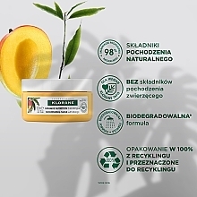 Maseczka z masłem mangowym do włosów suchych - Klorane Hair Mask with Mango Butter — Zdjęcie N3