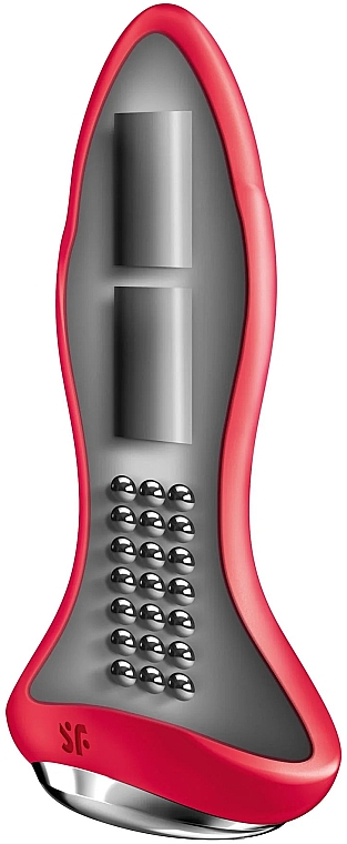 Wibrujący korek analny, czerwony - Satisfyer Rotator Plug 1+ Anal Vibrator — Zdjęcie N5