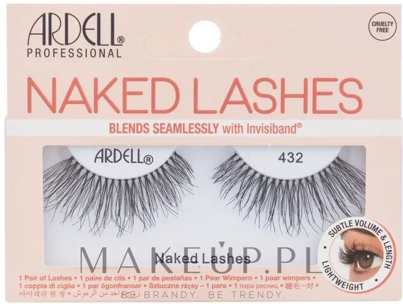 Sztuczne rzęsy - Ardell Magnetic Naked Lashes 432 False Eyelashe Black — Zdjęcie 2 szt.