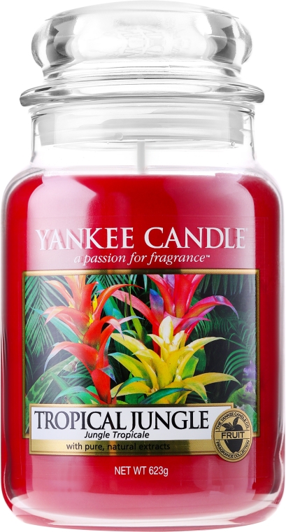 Świeca zapachowa w słoiku - Yankee Candle Tropical Jungle — Zdjęcie N3