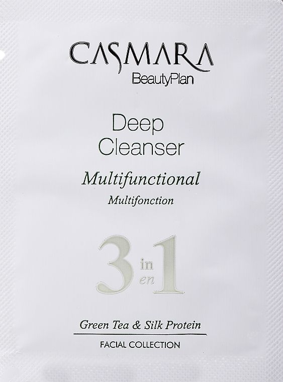 PREZENT! Środek oczyszczający 3 w 1 z zieloną herbatą - Casmara Deep Cleanser Multifunctional 3in1 — Zdjęcie N1