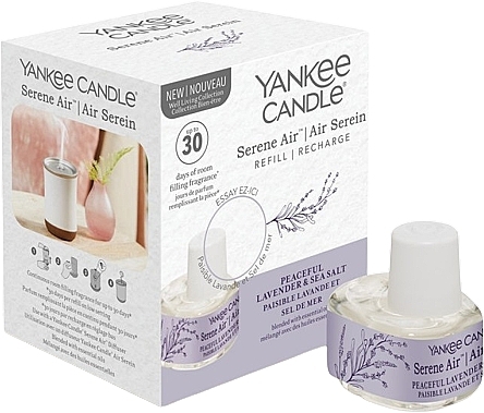 Wkład do dyfuzora elektrycznego Spokojna lawenda i sól morska - Yankee Candle Serene Air — Zdjęcie N1