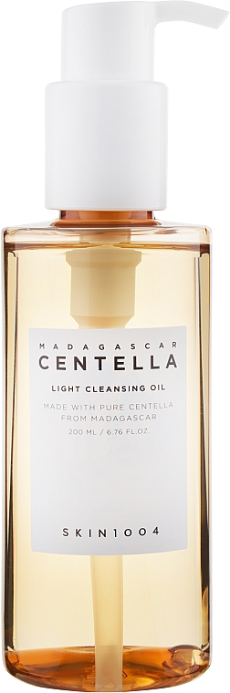 Oczyszczający olejek do twarzy z ekstraktem z centella asiatica, z dozownikiem - SKIN1004 Madagascar Centella Light Cleansing Oil