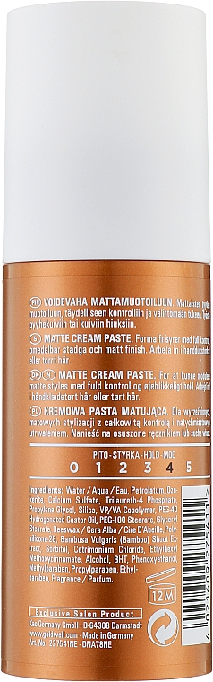 Matująca kremowa pasta do włosów - Goldwell Style Sign Creative Texture Roughman Matte Cream Paste — Zdjęcie N2