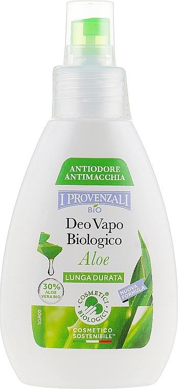 Dezodorant w sprayu z organicznym sokiem z aloesu - I Provenzali Aloe Deo Vapo