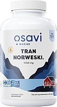 Suplement diety w postaci oleju z wątroby dorsza o aromacie cytryny, w kapsułkach - Osavi Tran Norweski 1000 Mg — Zdjęcie N3