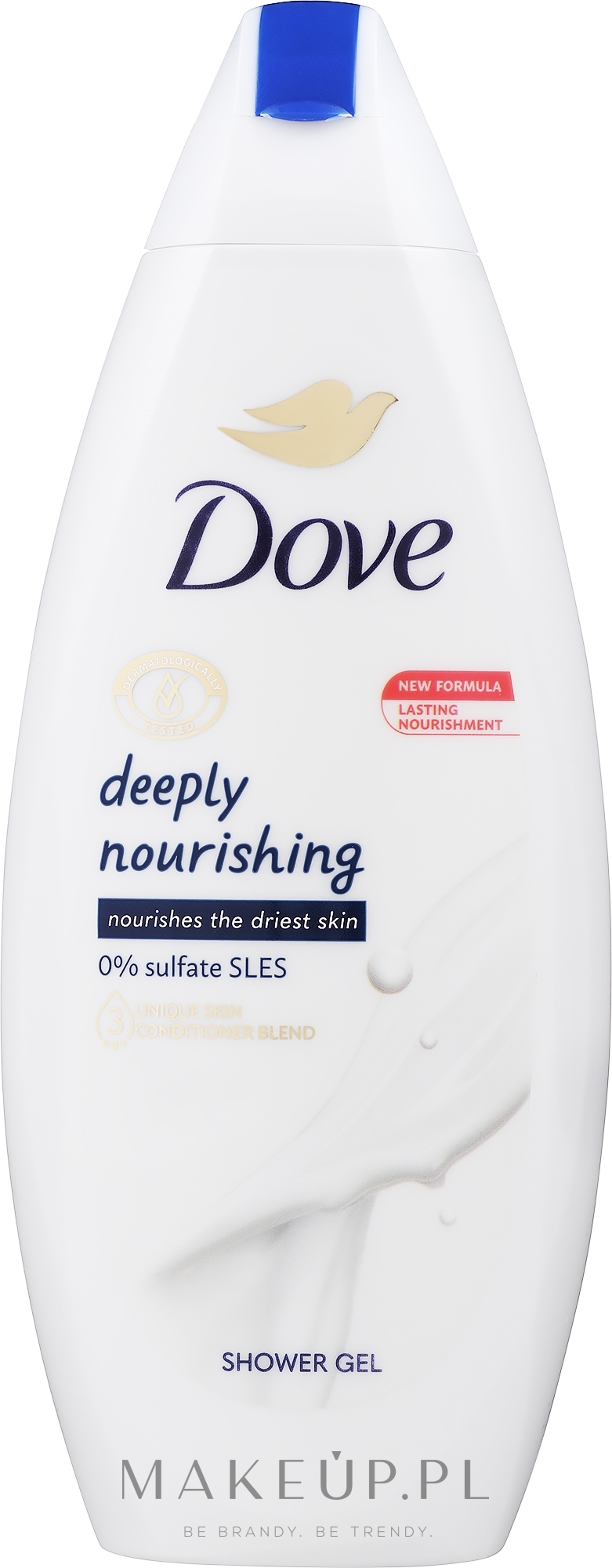 Kremowy żel pod prysznic - Dove Deeply Nourishing Beauty Shower — Zdjęcie 250 ml