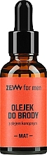 Olejek do brody z olejem konopnym mat - Zew Beard Oil — Zdjęcie N1