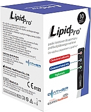 Paski testowe do pomiaru stężenia cholesterolu i lipidów we krwi - Diather Diagnostics & Therapy LipidPro — Zdjęcie N1