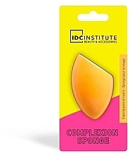 Neonowa gąbka do makijażu, pomarańczowa - IDC Institute Complexion Sponge — Zdjęcie N1