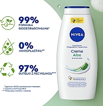 Aloesowy żel pod prysznic - NIVEA Care Shower Cream Natural Aloe Vera — Zdjęcie N6