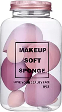 Kup Zestaw gąbek do makijażu, różowy - Make-Up Studio