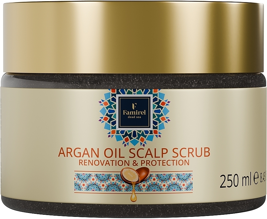 Peeling do skóry głowy z olejkiem arganowym - Famirel Argan Oil Scalp Scrub — Zdjęcie N1