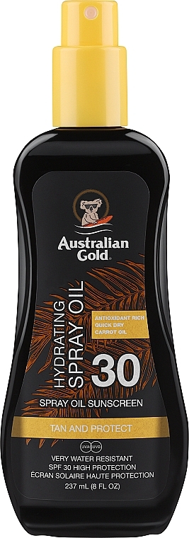 Przeciwsłoneczny spray nawilżający SPF 30 - Australian Gold Spray Oil Hydrating Formula SPF30