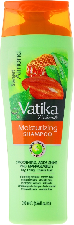 Nawilżający szampon do włosów - Dabur Vatika Sweet Almond Shampoo — Zdjęcie N1