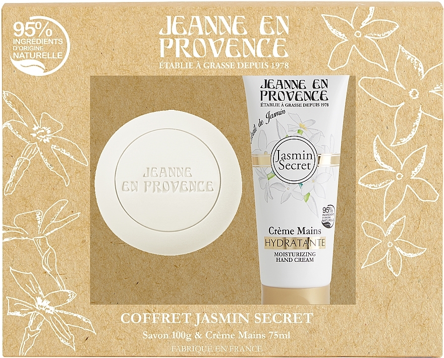PRZECENA! Zestaw - Jeanne en Provence Jasmin Secret (h/cr/75 ml + soap/100 g) * — Zdjęcie N1