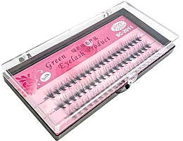 Kup Sztuczne rzęsy, C, 6 mm - Clavier Pink Silk Green Eyelash