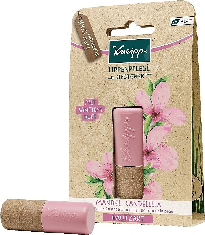 PRZECENA! Balsam do ust Migdały i wosk kandelila - Kneipp Almond & Candelilla Sensitive Lip Care * — Zdjęcie N2