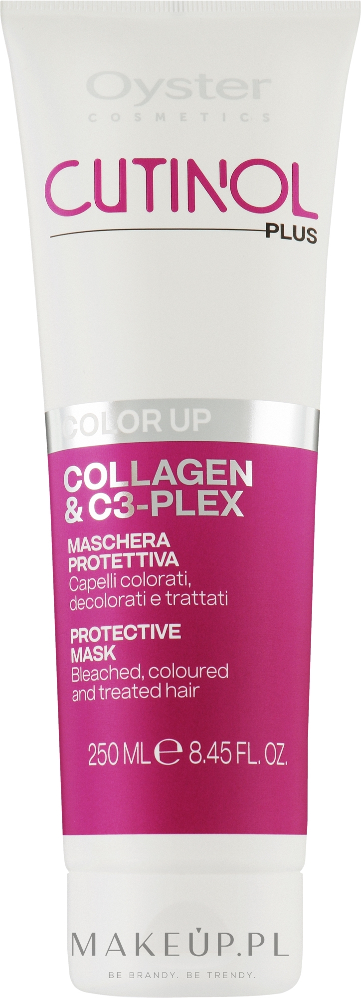 Maska do włosów farbowanych - Oyster Cutinol Plus Collagen & C3-Plex Color Up Protective Mask — Zdjęcie 250 ml