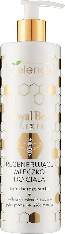 Regenerujące mleczko do ciała - Bielenda Royal Bee Elixir Regenerating Body Milk — Zdjęcie N1