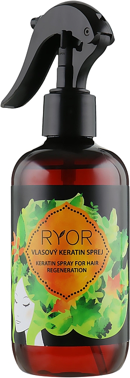 Regenerujący spray keratynowy do włosów - Ryor Keratin Spray For Hair Regeneration  — Zdjęcie N1