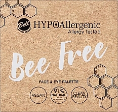 Paleta do twarzy i powiek - Bell Hypoallergenic Bee Free Vegan Face&Eye Palette — Zdjęcie N2