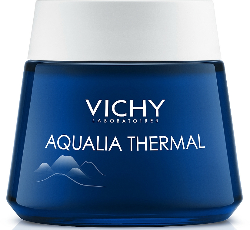 Nawilżający i regenerujący żel-krem przeciw objawom zmęczenia - Vichy Aqualia Thermal Night SPA