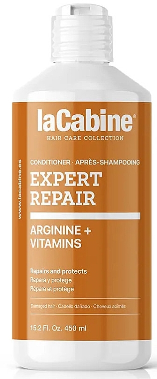 Odżywka regenerująca do zniszczonych włosów z argininą i witaminami - La Cabine Expert Repair Arginine + Vitamins Conditioner — Zdjęcie N1