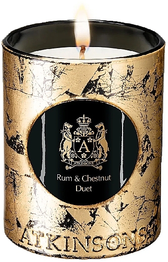 Atkinsons Rum and Chestnut Duet Candle — Zdjęcie N2