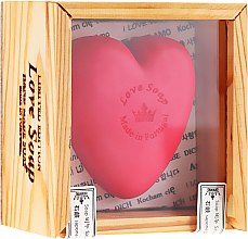 Kup Naturalne mydło w kształcie serca - Essências de Portugal Love Soap Wooden Box (w pudełku)