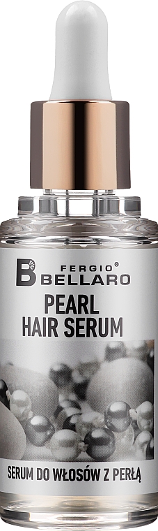 Serum do włosów suchych i zniszczonych z ekstraktem z pereł - Fergio Bellaro Hair Serum Pearl — Zdjęcie N1