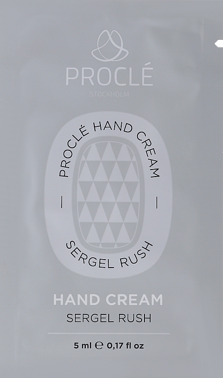 Nawilżający krem do rąk - Proclé Hand Cream Sergel Rush (próbka) — Zdjęcie N3