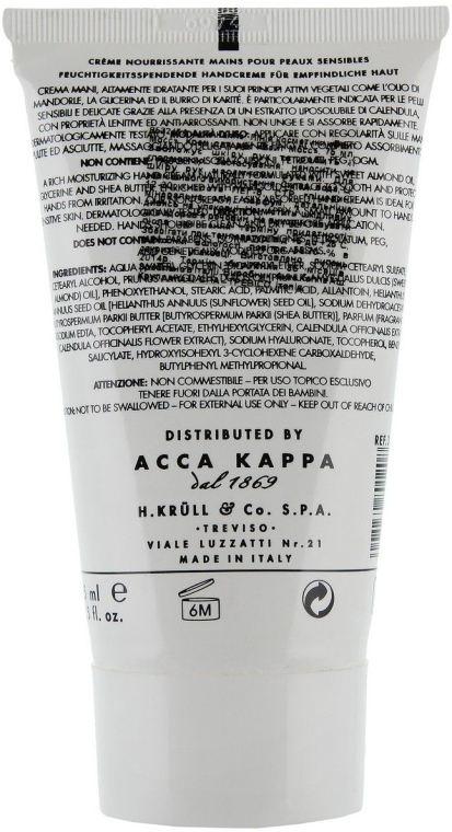 Krem do rąk - Acca Kappa White Moss Hand Cream — Zdjęcie N2