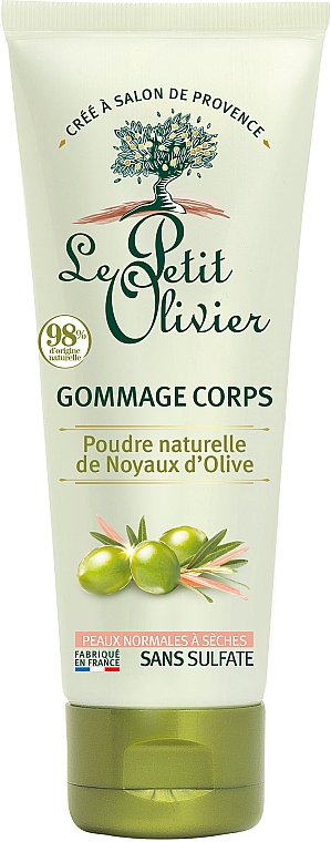 Łagodny peeling gommage do twarzy - Le Petit Olivier Gommage Corps