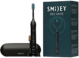 Kup Elektryczna szczoteczka do zębów, czarna - Smiley Pro White
