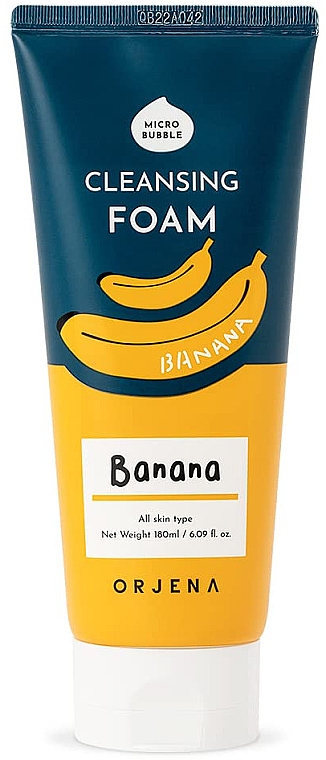 Bananowa pianka do mycia twarzy - Orjena Cleansing Foam Banana — Zdjęcie N1