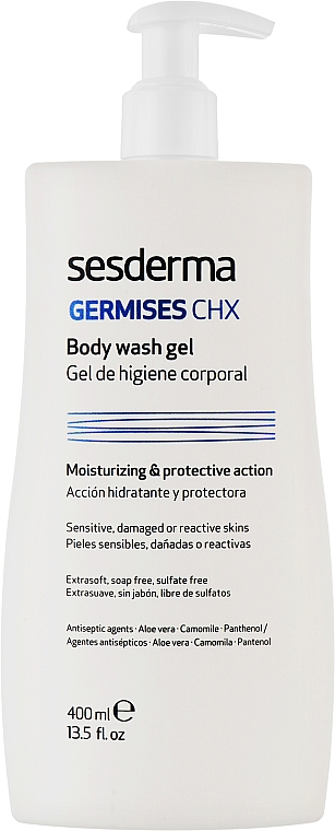 Nawilżający żel pod prysznic - SesDerma Laboratories Germises CHX Body Hygiene Gel — Zdjęcie N1