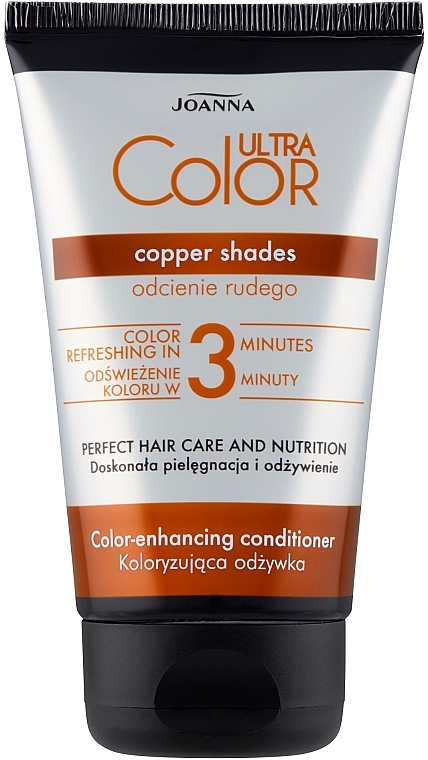 Koloryzująca odżywka do włosów rudych - Joanna Ultra Color System Copper Shades
