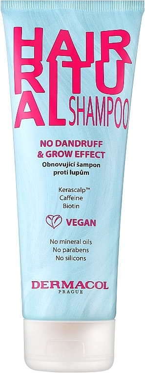 Szampon przeciwłupieżowy - Dermacol Hair Ritual No Dandruff & Grow Shampoo — Zdjęcie N1