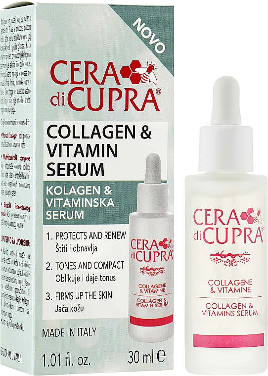 Odżywcze serum do twarzy - Cera Di Cupra Collagen & Vitamin Serum — Zdjęcie N1