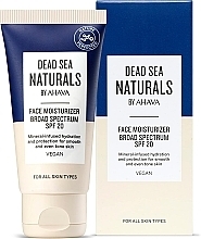 Krem do twarzy - Ahava Dead Sea Naturals Face Moisturizer SPF20 — Zdjęcie N2