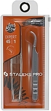 Profesjonalna pęseta do rzęs, TE-45/1 - Staleks Pro Expert 45 Type 1 — Zdjęcie N1