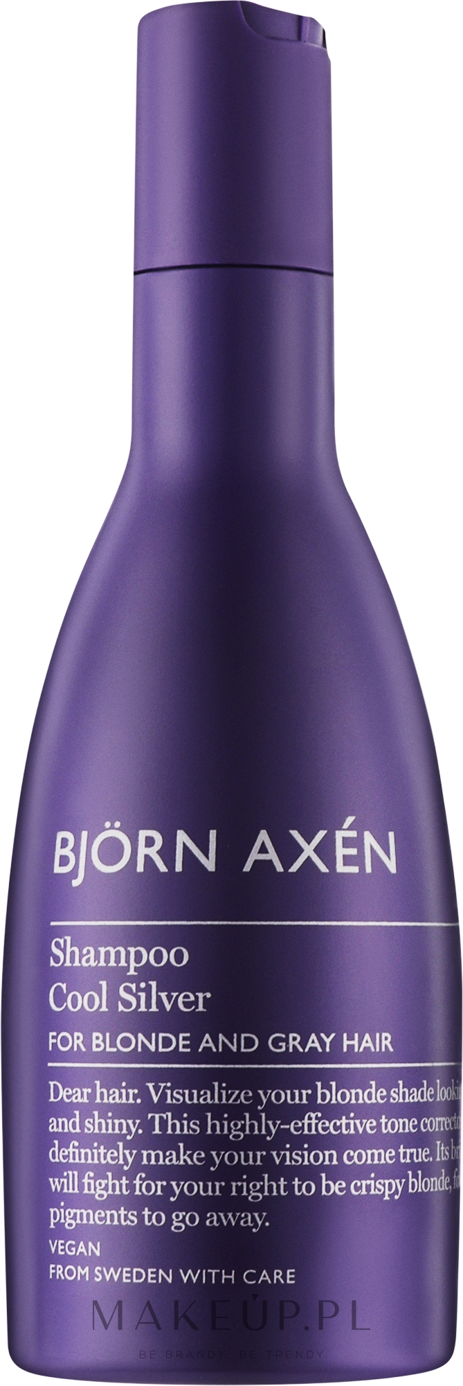 	Srebrny szampon do włosów blond - BjOrn AxEn Cool Silver Shampoo — Zdjęcie 250 ml